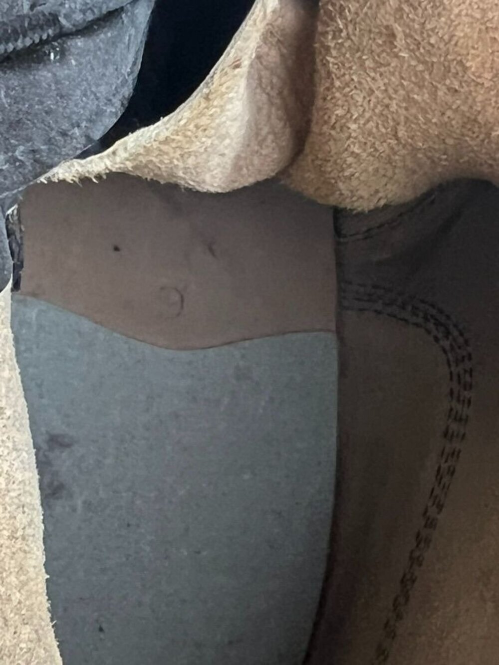 Black Leather Military Combat Flight Boots Zip/Lace Sz. 9 Vintage Vietnam Era - Picture 9 of 11